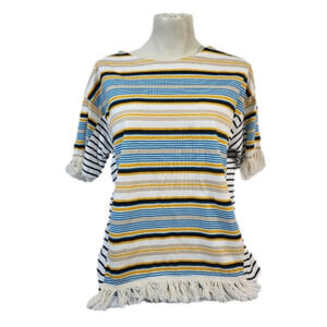 Zara Short Sleeve Boho Blouse